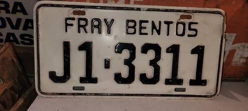 Matricula Fray Bentos J1. 3311 Conf