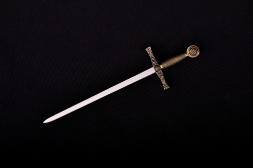 Imagen 1 de 10 de Espada Mini Abre Cartas Medieval Cuchillo Espadin Excalibur