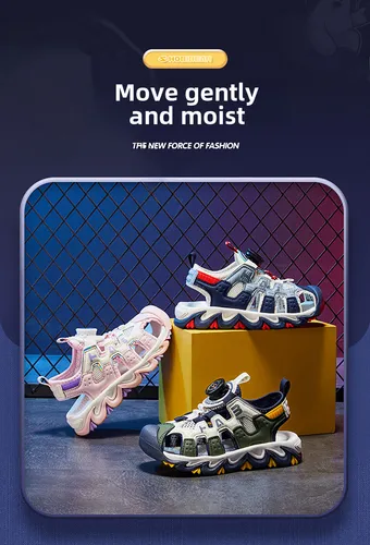 Sandalias Hobibear Con Hebilla Giratoria Para Niños, Zapatos