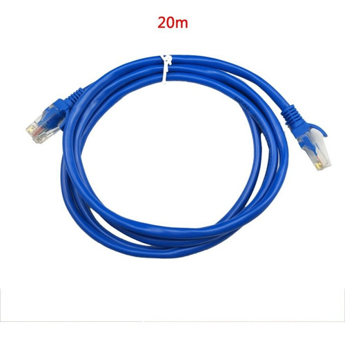 Imagen 1 de 6 de 5/10/15/20/25/30 / 50m Ethernet Internet Rj45 Lan Cable Cone
