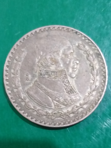 Moneda De Un Peso De 1957 Independencia Y Libertad Morelos