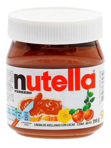 comprar Chocolate Nutella Crema Avellanas Ferrero Importado 350g 