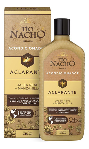 Acondicionador Tío Nacho Aclarante X 415 Ml