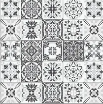 Comprar Vinilo Adhesivo Mosaico Azulejo 15x15 Cm X 10 Un Pared Piso Color 05. Faro Bw