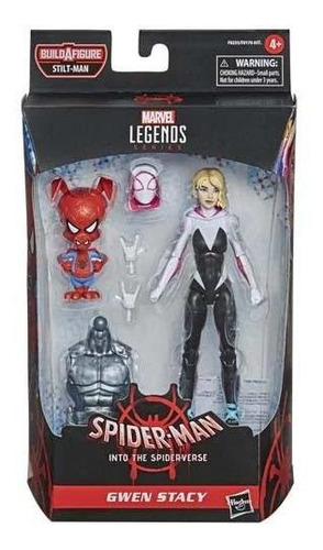 Marvel Legends Spider Gwen Spiderman Un Nuevo Universo | MercadoLibre