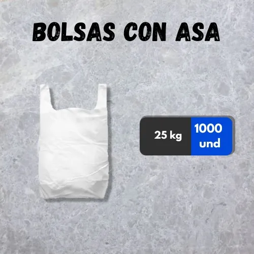 comprar Bolsas De 25 Kg Con Asa Bulto De 1000 Unidades