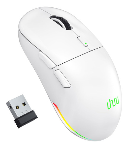 Uhuru Mouse Inalambrico Para Juegos, Sensor Optico De 26000 