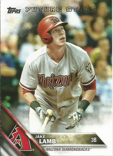 Barajita Jake Lamb Future Stars Topps 2016 #288 Arizona