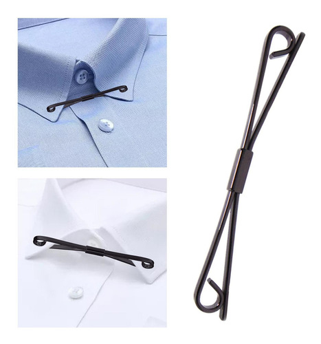 Imagen 6 de 9 de Clásico Corbata Cuello Bar Pin Cravat Broches Formal Para