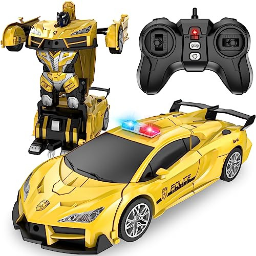 Remote Control Car, Transform Robot Rc Cars, 2.4ghz Tra...