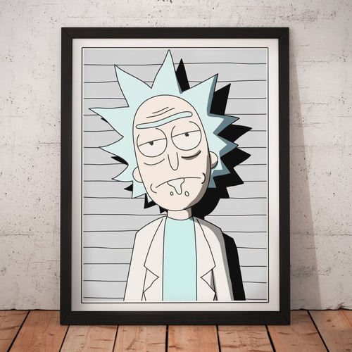 Cuadro Series - Rick And Morty - Poster Tv Rick Sanchez