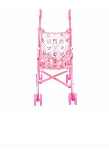 Imagem 2 de 4 de Carrinho De Boneca Dobrável Menina Brinquedo Infantil