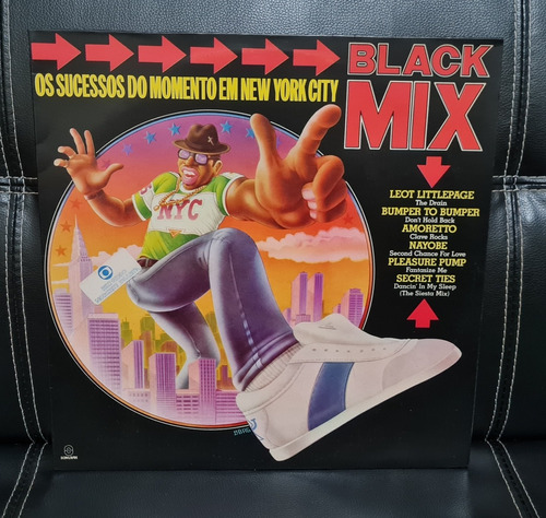 Lp Vinil Black Mix Som Livre 1987 Raro