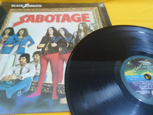 Disco Lp Black Sabbath-sabotage Heavy Metal 1975