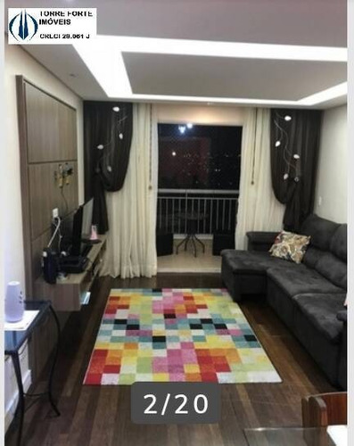 Imagem 3 de 15 de Lindo Apartamento Com 3 Dormitórios E 2 Vagas No Jardim Guairacá - 1865