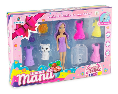 Kit Coleção Turma Da Manu E Pet Brinquedos Infantil Brianças