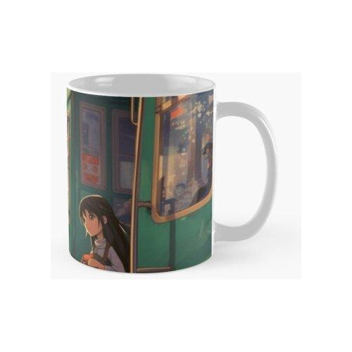 Taza El Viaje De Chihiro Escena De Viaje En Tren Fan Art Cal