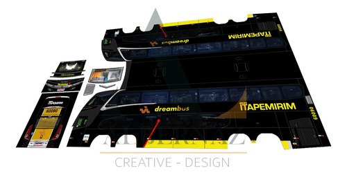 Adesivo Itapemirim Black Para Miniatura G7 Roma Petroleum Dd