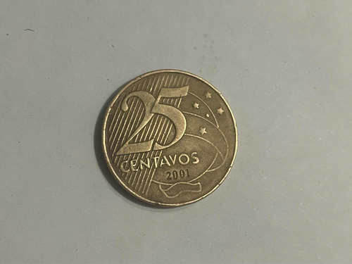 25 Centavos Brasil 2001