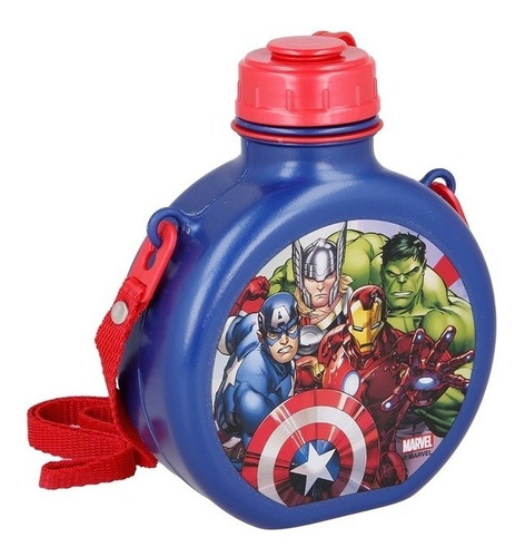 Cantimplora Infantil C/correa Avenger Marvel Sp757 Cresko