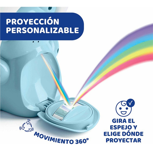 Proyector Musical Rainbow Bear Chicco Bebé Dormir Arco Iris