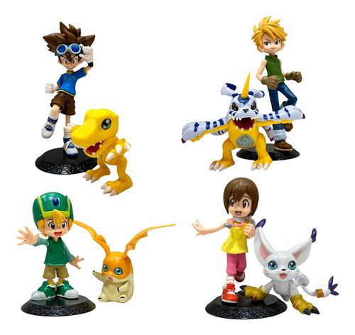 Digimon Figuras Colección Completa Pvc 16cm