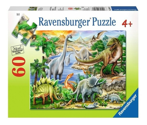 Rompecabezas 60 Piezas Vida Prehistórica Ravensburger