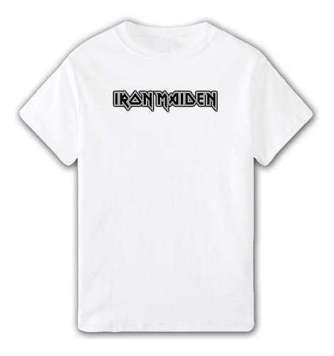 Remera Iron Maiden Logo - Aesthetic Unisex Rock Version 2