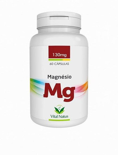 Magnésio Quelato (130mg) 60 Cápsulas - Vital Natus