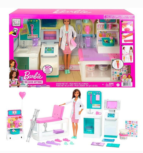 Barbie Doctora Más Clínica Original Em