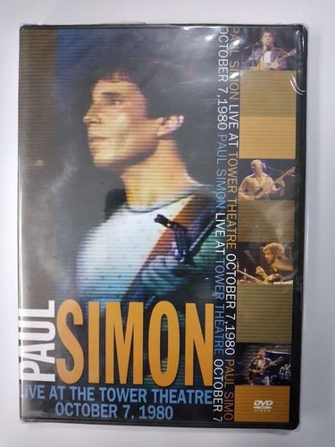 Dvd - Paul Simon - Live At The Tower Theatre October 7, 1980