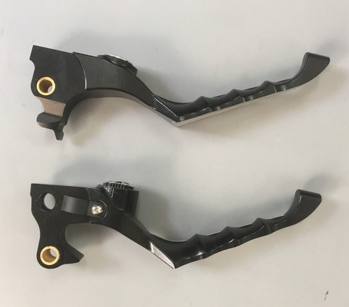 Levers Palancas Zombie Negro Para Harley Sportster 14 O Mas