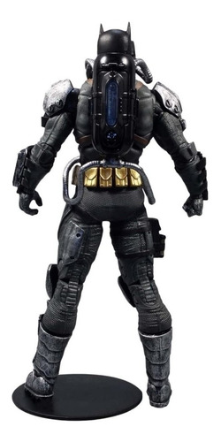 Batman Luz Led Hazmat Suit Figura Gold Lab Dc Mcfarlane Toys