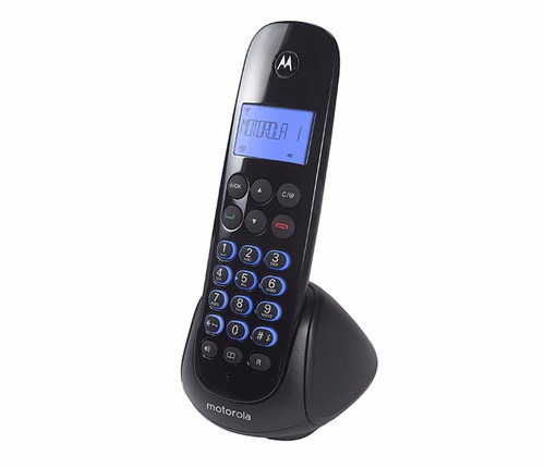 Teléfono Motorola Negro inalámbrico - color negro
