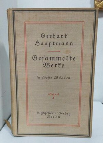 Libro Gesammelte Werke In Sechs Bänden