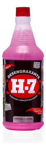 Desengraxante H-7 1 Litro Refil Sujeiras Pesadas Multiuso