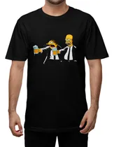 Comprar Remera Unisex Simpson Pulp Algodón Serigrafía Digital