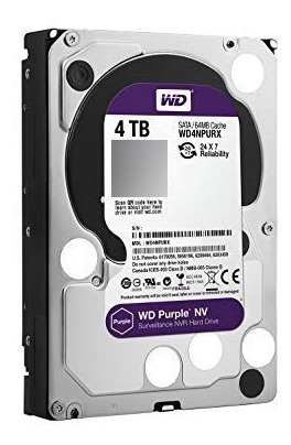 Disco Duro Western Digital Wd 4tb Purple Sata 3.5 Dvr Nvr