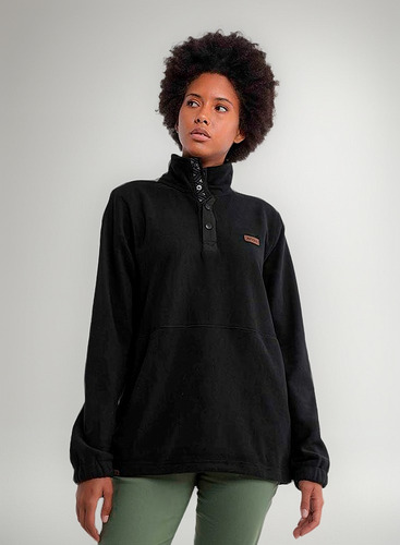 Polerón Tipo Polar Hi-tec Fleece Half Zip Mujer Talla M