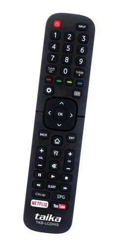 Control Remoto Hisense Generico Taika Tkb-lcdhis