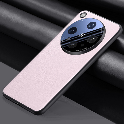 Funda Circular De Tpu, Piel Y Metal Con Protección De Cámara Para Oppo Find X8 Ultra X8s + Para Find X8 Pro X8, Funda Trasera Delgada Y Dura
