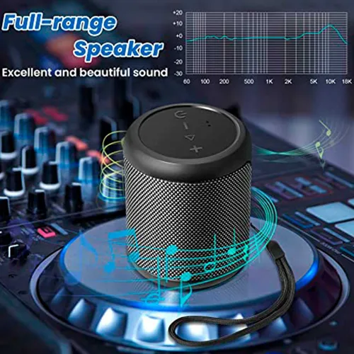 Parlante Wesdar Bluetooth Portátil K208 Negro Ss
