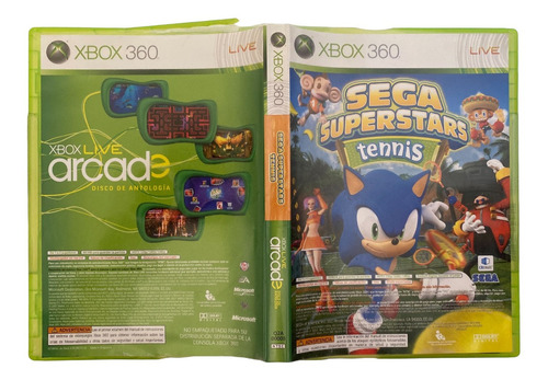 Juego Xbox 360 Sega Superstar Tennis Sonic Xbox Live Arcade (Usado)