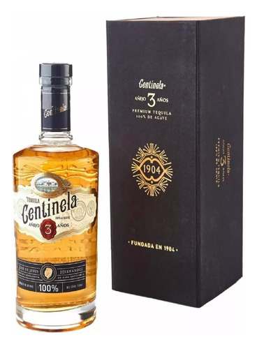 Tequila Centinela 3 Años Premium 100% Agave 750ml