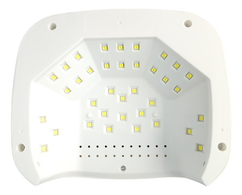 Lámpara Secadora Prof. Para Uñas Uv/led Sun S10 Alambrica Color Blanco