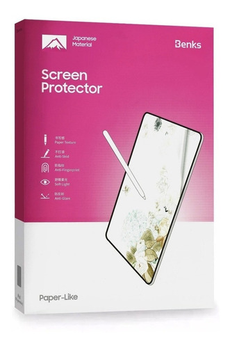 Mica Mate T/ Papel Benks Para iPad Air 1 2013 A1474 A1475