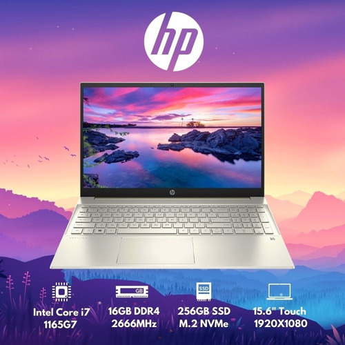 Laptop Hp 15t-dy200 Core I7 16gb 256gb Touch - Inteldeals