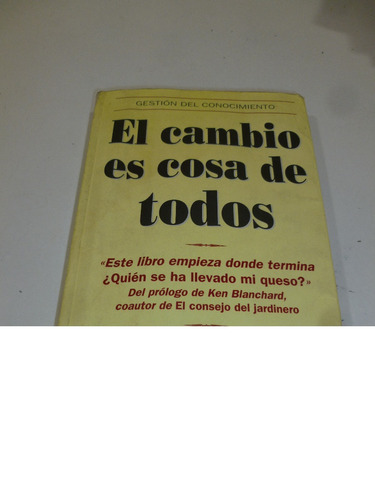 El Cambio, Es Cosa De Todos. Pat Mclagan. Empresa Activa