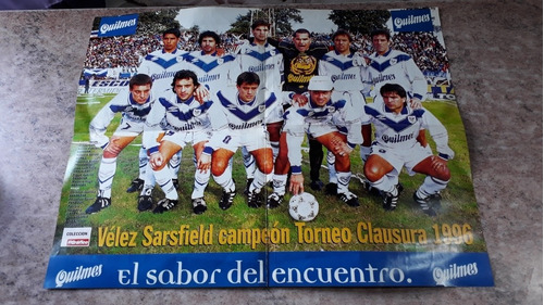 El Gráfico. Vélez Campeón Clausura 1996 Con Póster. 