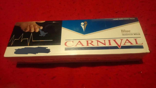 2 X Carton Carnival Azul